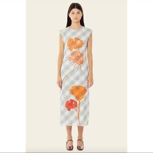 Find me now dress with poppies